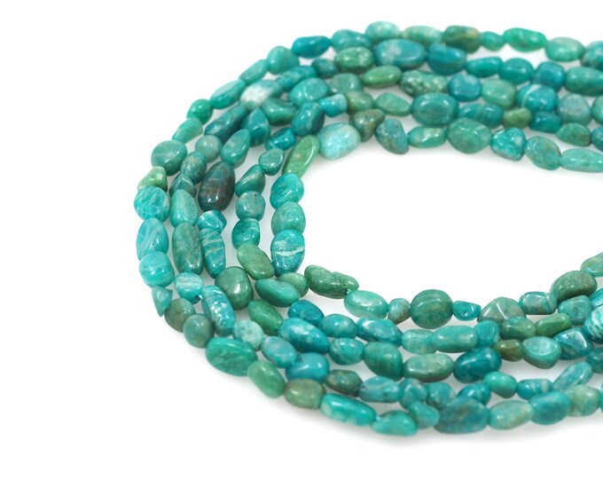 Natural Stone Chain, Irregular Beads, Amazon Gemstone Chain,Gem Charm, DIY Bracelet Necklace Making Accessories,6x8mm