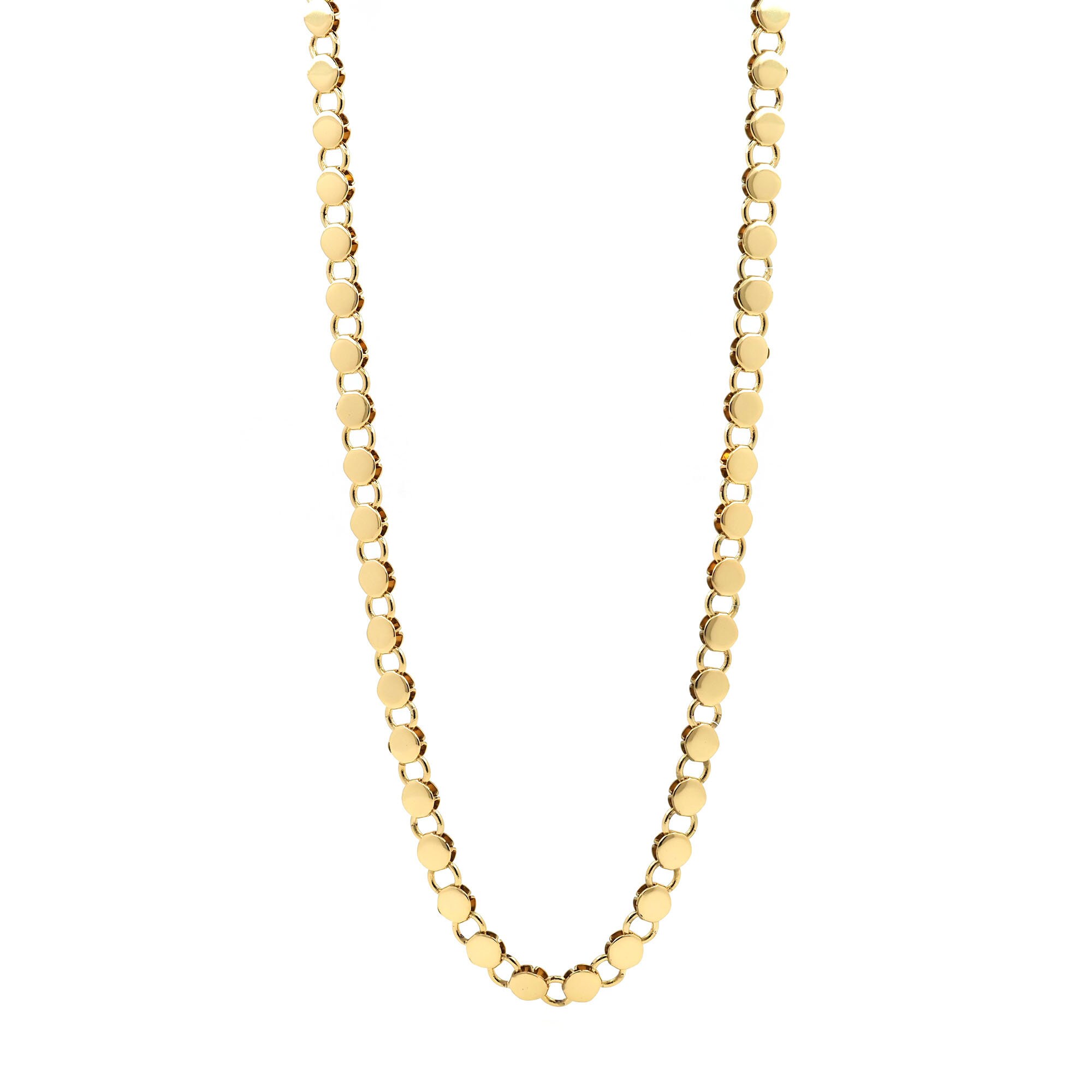 1 Meter18k Gold Filled Round Chain Welded Chain Brass - Etsy