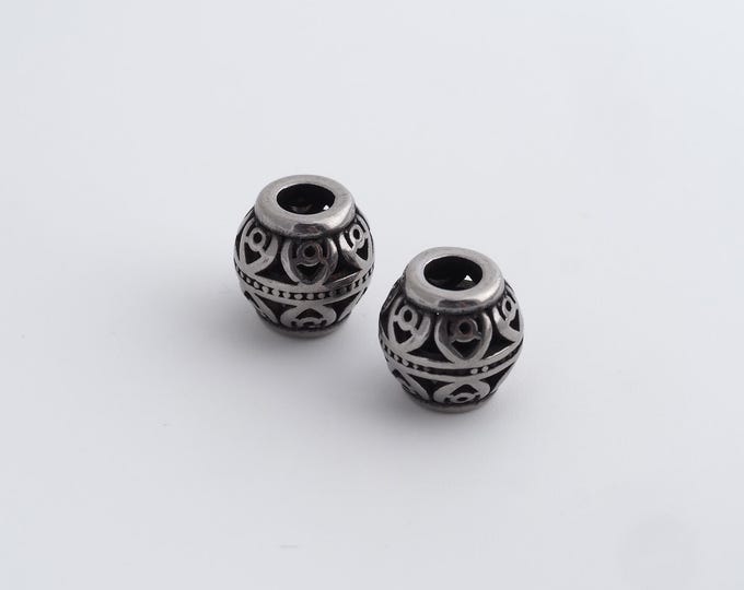 Retro Cylinder Beads,Retro Tube Spacer Beads,Tube Beads,DIY Jewelry Accessories 9.8x9.7mm
