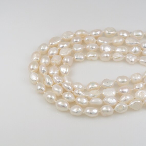 Natural freshwater pearl necklace deals