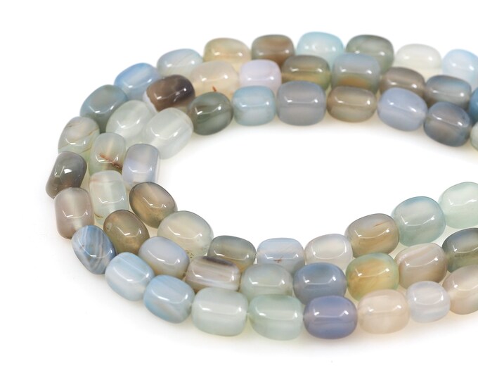 Cylindrical Beads,White Crystal Gemstone Beads,Natural Stone Necklaces,Gemstone Necklaces,DIY Bracelet Accessories,8x12mm