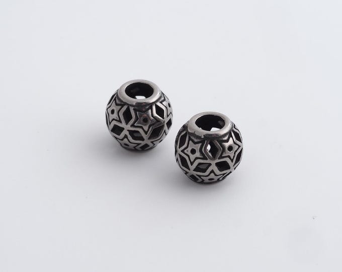Retro Ball Beads,Retro Round Spacer Beads,Round Ball Beads,DIY Jewelry Accessories 9.5x9.2mm