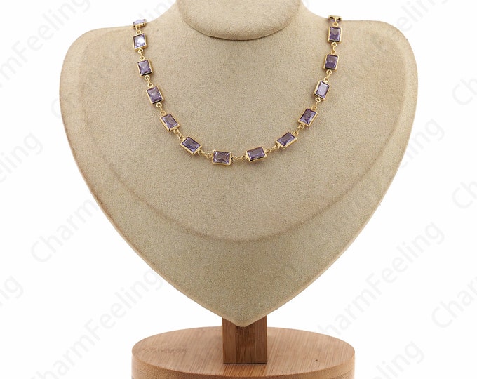 Gemstone Necklace, Pearl Necklace, Beaded Necklace, Gift For Her, Pearl Jewelry, 18K Gold Filled Round Pendant Necklace, 40cm