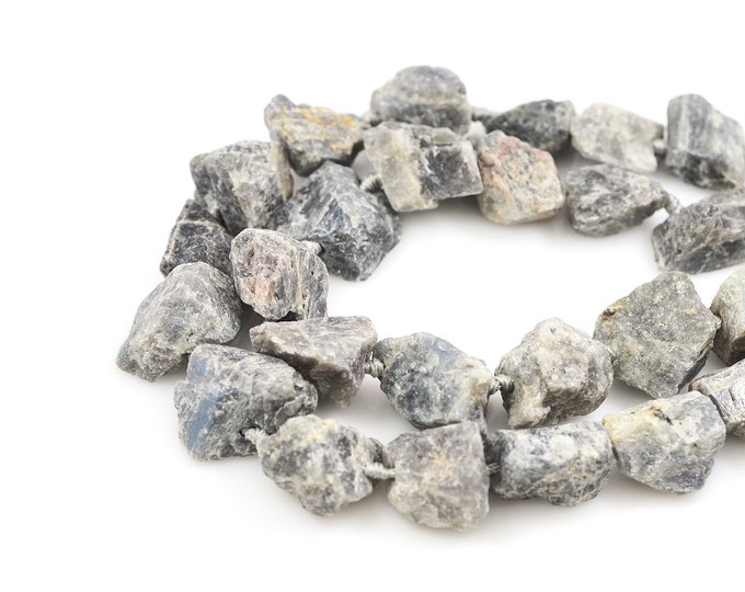 Rough Labradorite, Unfinished Labradorite Chain, Natural Stone Necklace, Gemstone Beads, DIY Bracelet Accessories, 25-30mm