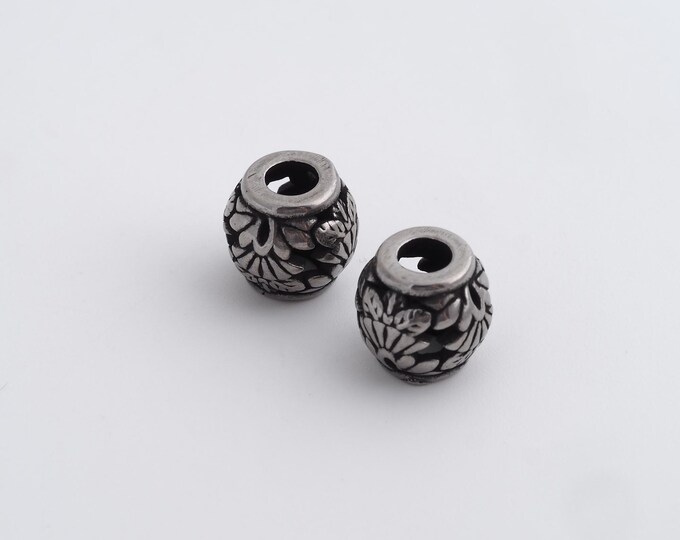 Retro Ball Beads,Retro Round Spacer Beads,Round Ball Beads,DIY Jewelry Accessories 10x9.2mm