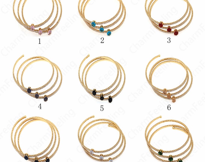 Zircon Tennis Bracelet,Fashion Bracelet,Adjustable Bracelet,Zircon Bracelet,Friendship Bracelet,18K Gold Filled Dainty Bracelet