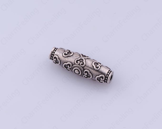 Cylinder Spacer Beads,Vintage Style Cylinder Beads,Tube Spacer Beads,Tube Spacer Beads,Beaded Accessories,24.7x7.8mm
