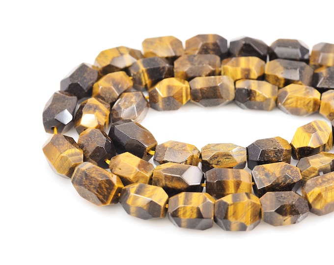 Tiger Eye Stone Beads,Rectangular Tiger Stone Beads,Natural Stone Chain,Gemstone Necklaces,Jewelry Suppliers,Natural Stone Beads,15x20mm