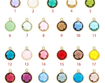10pcs,Round Pendant, Micropavé CZ Round Charm, Rhinestone Pendant, 18K Gold Filled Round Necklace, Everyday Pendant, 4/5/6/8/10mm