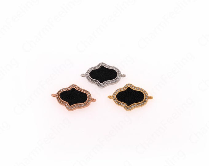 Hamsa Connector,18K Gold Filled Hand Charm, Hamsa Jewelry, DIY Jewelry Making Accessories,22x13.6x2.5mm