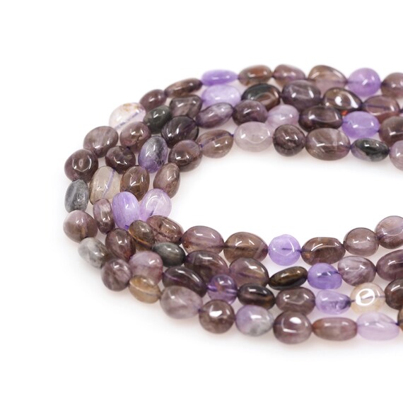Purple Jade Beads,Natural Purple Jade Gemstone Chain,Natural Stone Bracelet  Accessories,Gemstone Necklace Accessories,Purple Jade Charm,8x10