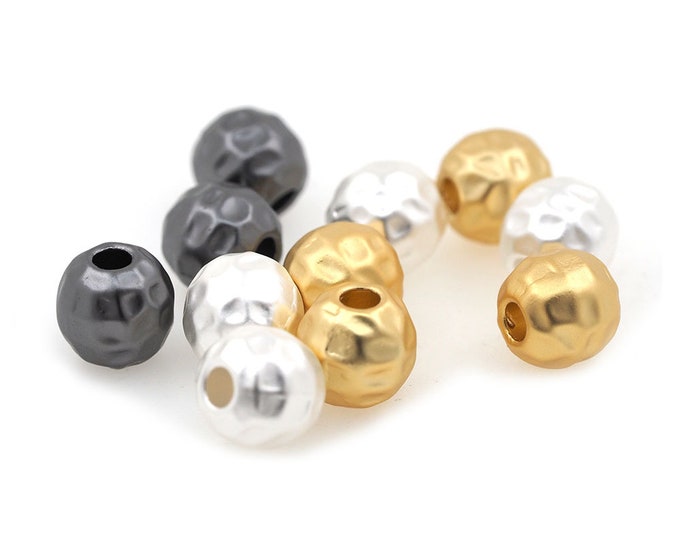 round spacer beads,brass spacer beads,hollow spacer beads 8mm 10pcs/20pcs/50pcs