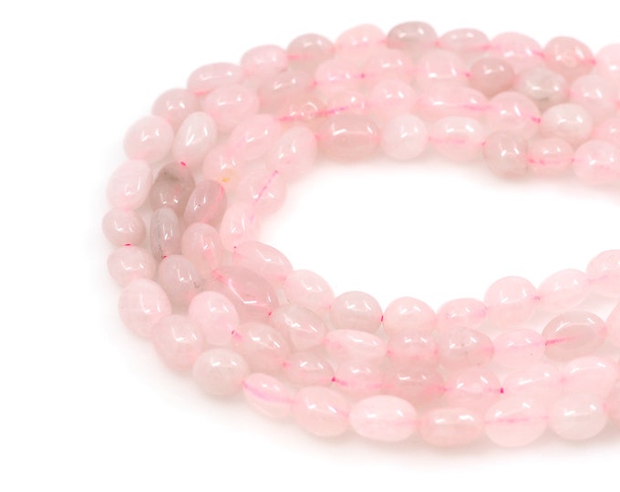 Natural Stone Beads, Pink Gem Beads,Pink Natural Stone Necklace,Jewelry Supplier, DIY Bracelet Necklace Accessories, 8x10mm