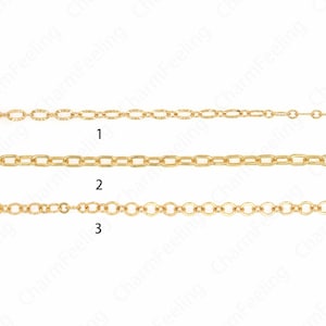 1 Meter,Double Chain,  Semi-Finished Textured Chain, 18K Gold Filled Cable Chain, Brass Chain, Bracelet And Necklace Accessories
