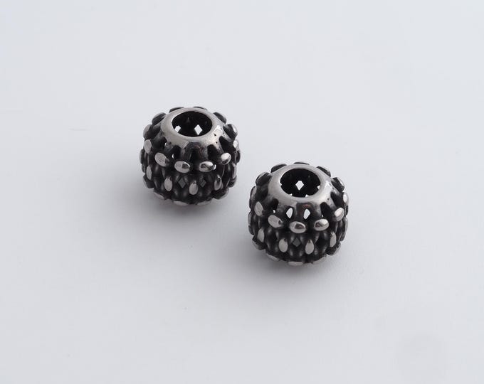 Retro Ball Beads,Retro Round Spacer Beads,Round Ball Beads,DIY Jewelry Accessories 9.7x8.6mm