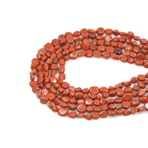Red Stone Beads, Jewelry Suppliers, Natural Stone Chains, Red Stone Necklaces, Irregular Shape Gem Beads, DIY Bracelet Necklace Accessories