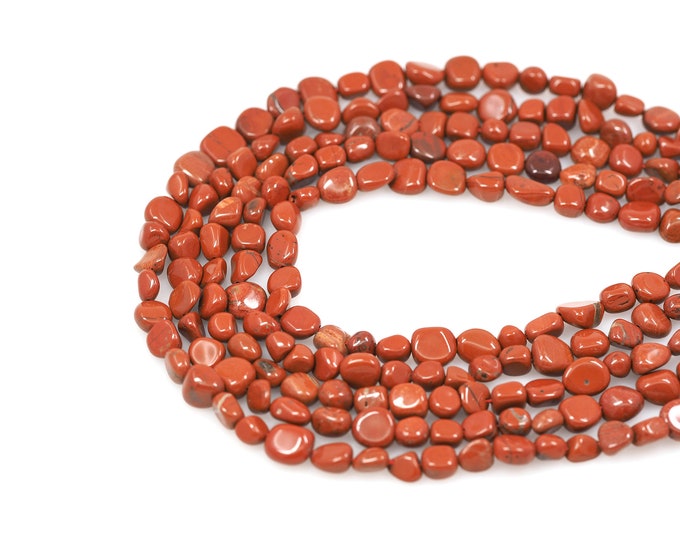 Red Stone Beads, Jewelry Suppliers, Natural Stone Chains, Red Stone Necklaces, Irregular Shape Gem Beads, DIY Bracelet Necklace Accessories