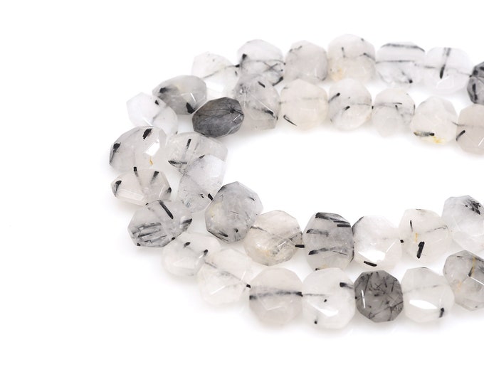 Transparent Crystal Gem Chain,Natural Stone Necklace, Gem Beaded, Natural Stone Chain, DIY Bracelet Necklace Accessories, 15x20mm