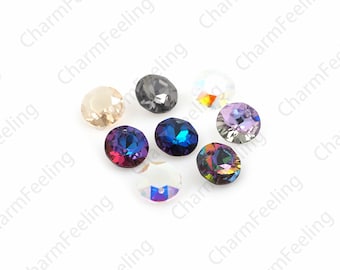 672pcs Crystal Pendants, Classic Cut Crystal 6430 Pendants, DIY Crystal Accessories