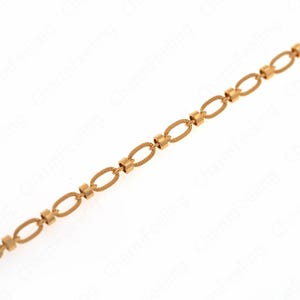 1 meter Paper Clip Chain, 18K Gold Filled Oval Chain, Continuous Chain,Welded Chain,Necklace Bracelet Accessory 7.8x4.5x0.8mm