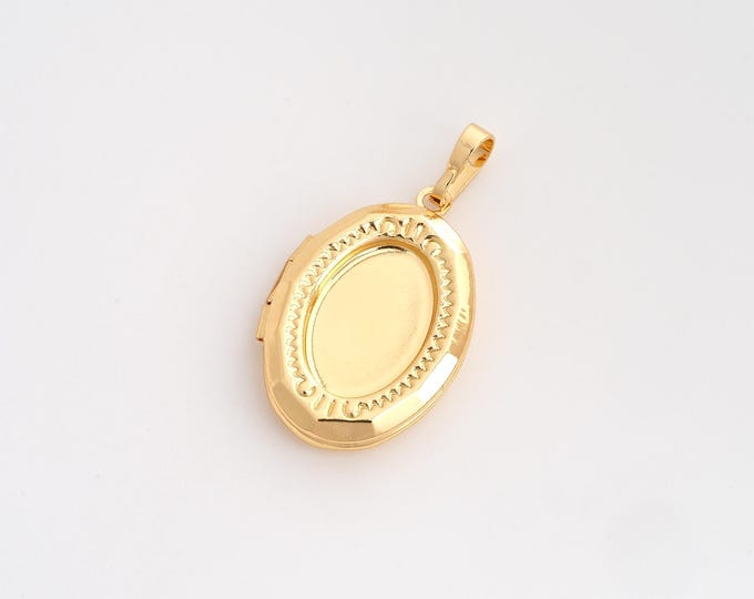 Photo Frame Pendant,Photo Frame Pendant,18K Gold Filled Photo Frame Charm,DIY Jewelry Accessories,29.5x16x3.8mm