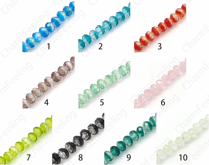 Multifaceted Beads,Ball Glass Beads, Round Spacer Beads, Murano Glass Jewelry, Lighting Spacer Beads, Ball Spacer Beads, DIY Beaded Jewelry