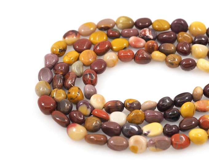 Natural Stone Necklace, Gem Chain, Irregular Shape Gem Beads, Gem Necklace, DIY Bracelet Necklace Accessories, 8x10mm