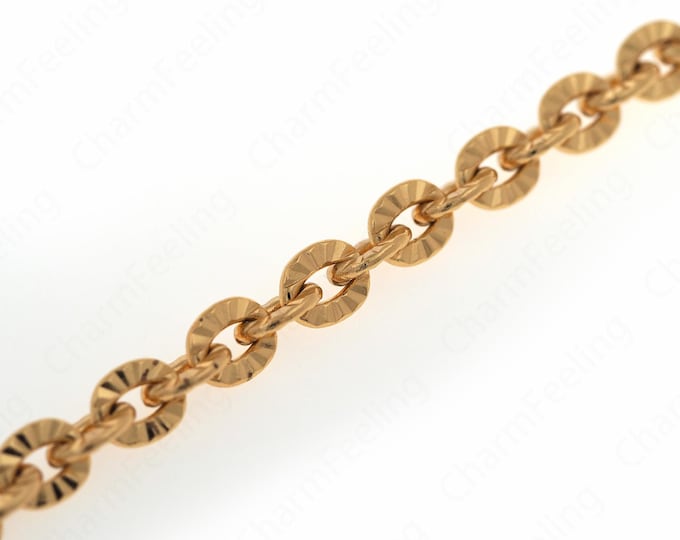 1 meter Rectangular Chain,Brass Chain,Welding Chain,Original Brass Chain,DIY Jewelry Making Supply 10.8x8.7x1.6mm
