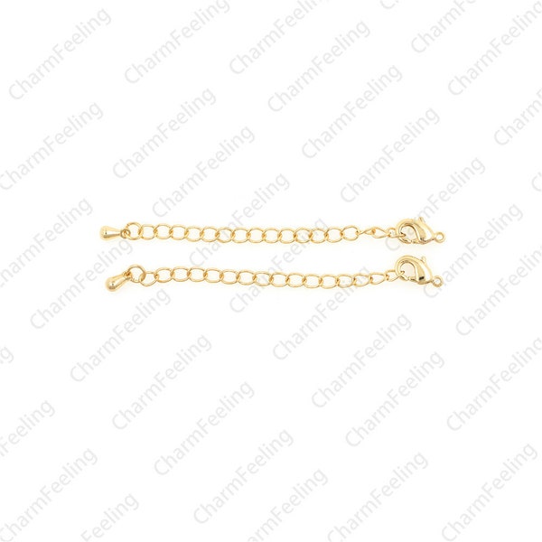 Necklace extension chain, jewelry extension chain, chain adjuster, DIY necklace bracelet tail chain accessories 45mm 1PCS