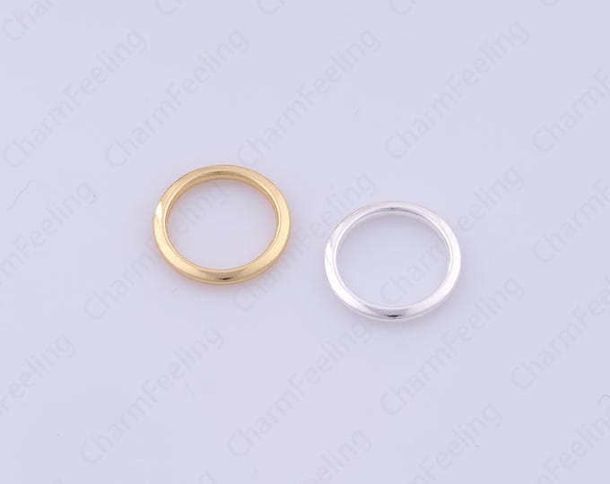 10 pcs Gold Jump Ring, Jump Ring,18K Gold Filled Twist Jump Ring, Open Jump Ring, DIY Jewelry Making Accessories 13.8x1.5mm