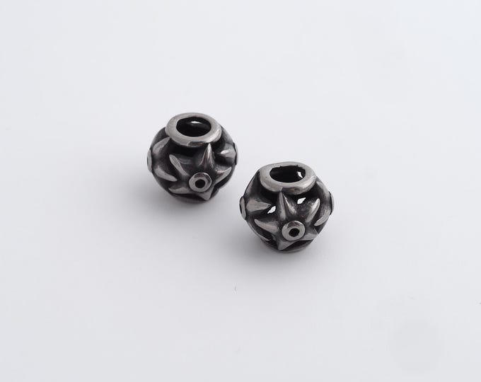 Retro Ball Beads,Retro Round Spacer Beads,Round Ball Beads,DIY Jewelry Accessories 10x8.7mm
