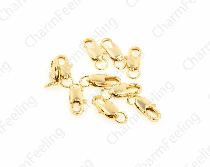 lobster hook,trigger clasp,parrot clasp,lobster claws,lobster clip 14*6*3mm 10pcs/20pcs/30pcs
