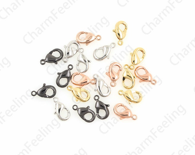 lobster claw clasp,trigger clasp,pendant clasp,lobster clasp charms 10*5*2mm 10pcs/20pcs/30pcs
