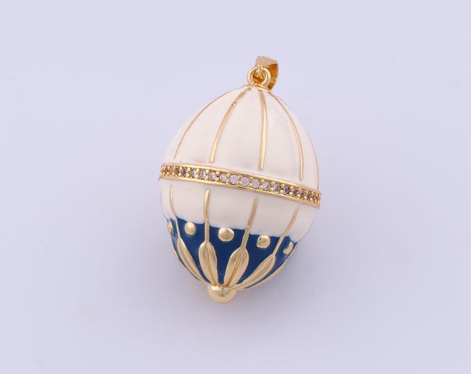 Enamel Balloon Charm, 18K Gold Filled Balloon Pendant,Balloon Charm, DIY Jewelry Supplies, 38.3x22.8x22.8mm