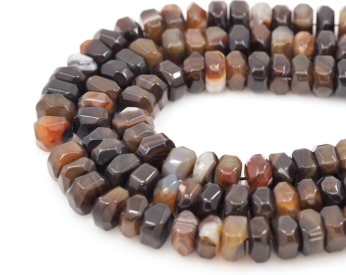 Black Natural Stone Rectangular Beads,Rectangular Bead,Natural Stone Necklaces,Rectangular Gemstone Chains,Bar Gemstone Chains,15mm