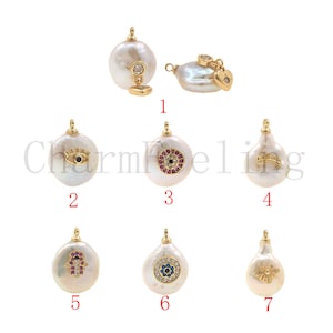 baroque pearl beads,coin pearl necklace,Bracelet charm,irregular pearls 1pcs/2pcs/10pcs