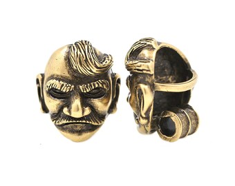 skull spacer beads,skull prayer beads,paracord jewelry,survival bracelet 22*19*17mm 1pcs