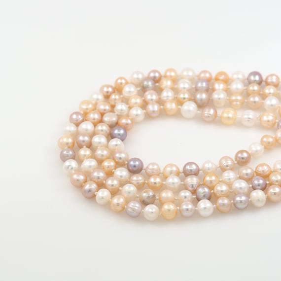 1 Str,AAA-Freshwater Pearls, Real Pearls, Pearl Necklaces, DIY Pearl  Accessories,8-9mm, 9-10mm, Length 120cm/160cm