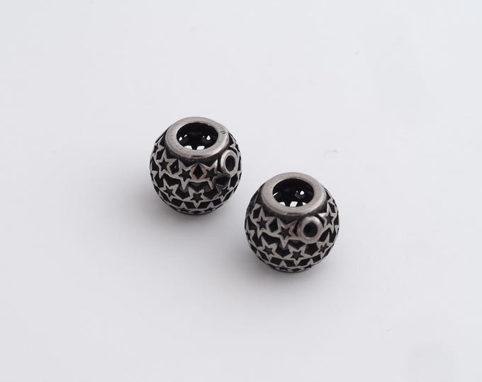 Retro Ball Beads,Retro Round Spacer Beads,Round Ball Beads,DIY Jewelry Accessories 9.6x8.8mm
