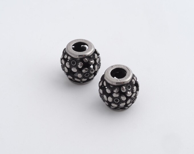 Retro Ball Beads,Retro Round Spacer Beads,Round Ball Beads,DIY Jewelry Accessories 9.8x9.7mm