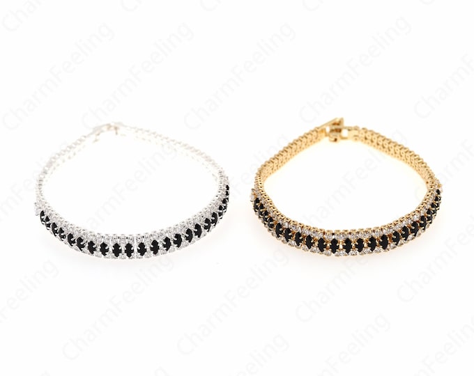 Square Tennis Bracelet,Fashion Bracelet,Adjustable Bracelet,Zircon Bracelet,Friendship Bracelet,18K Gold Filled Dainty Bracelet180x8.5x3.5mm