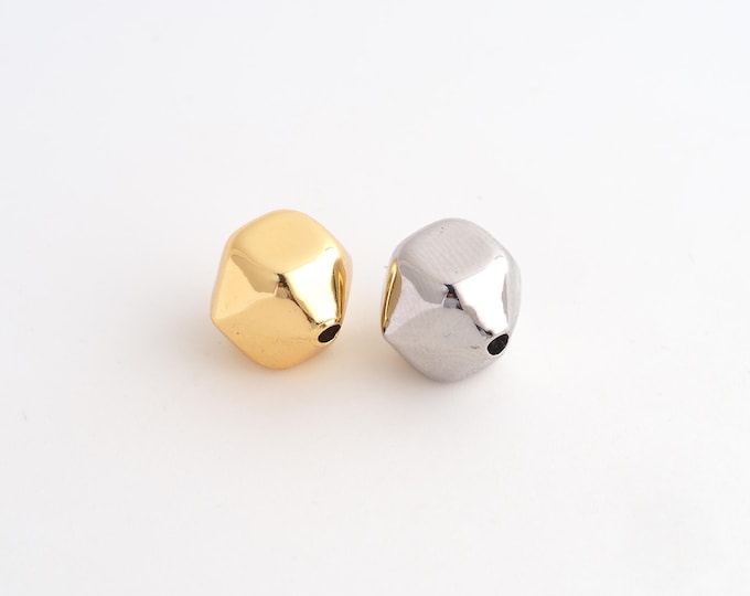 18K Gold Filled Tube Spacer Beads,Tube Beads,Tube Beads,DIY Jewelry Supplies,12.7x12.3x10.3mm Hole 2.5mm