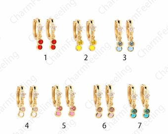 Pendant Earrings,Star Line Earrings, 18K Gold Filled Star Earrings, Star Charm, Starburst Earrings, DIY Jewelry Accessories 19x14x2mm