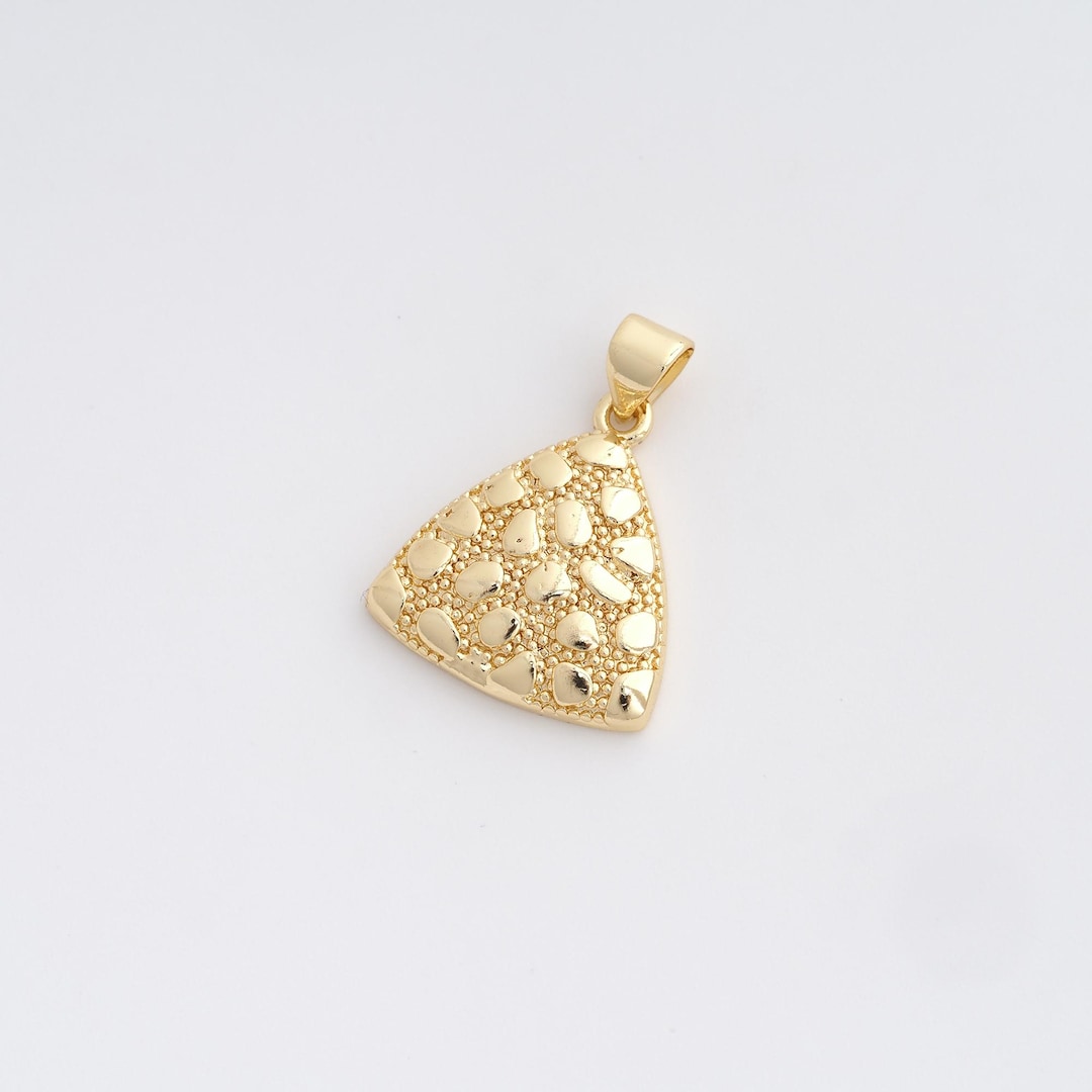 Pendent Triangle Pattern Triangle Pendant,triangle Pendant,18k Gold Filled Triangle Charm,diy ...