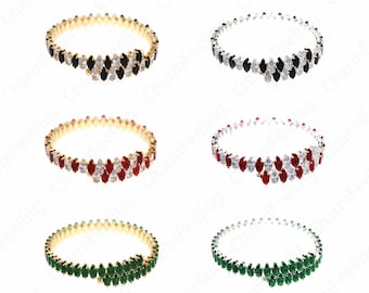 Adjustable Bracelet, Tennis Zircon Bracelet,Friendship Bracelet,18K Gold Filled Dainty Bracelet,Fashion Bracelet, Daily Bracelet,8x4.5mm