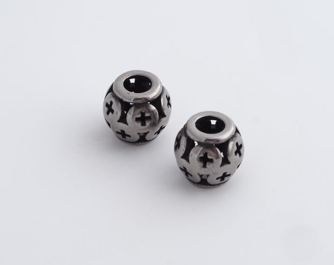 Retro Cylinder Beads,Retro Tube Spacer Beads,Tube Beads,DIY Jewelry Accessories 10x9mm