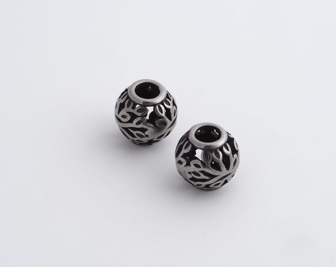 Retro Ball Beads,Retro Round Spacer Beads,Round Ball Beads,DIY Jewelry Accessories 9.7x9.6mm