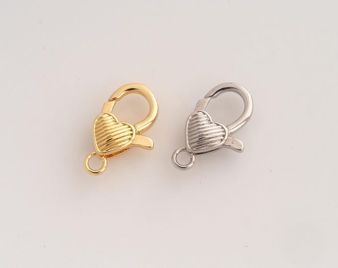 Lobster Clasp, Spring Clasp, 18K Gold Filled Claw Clasp, DIY Jewelry Making Supplies, 18.7x12x5.7mm