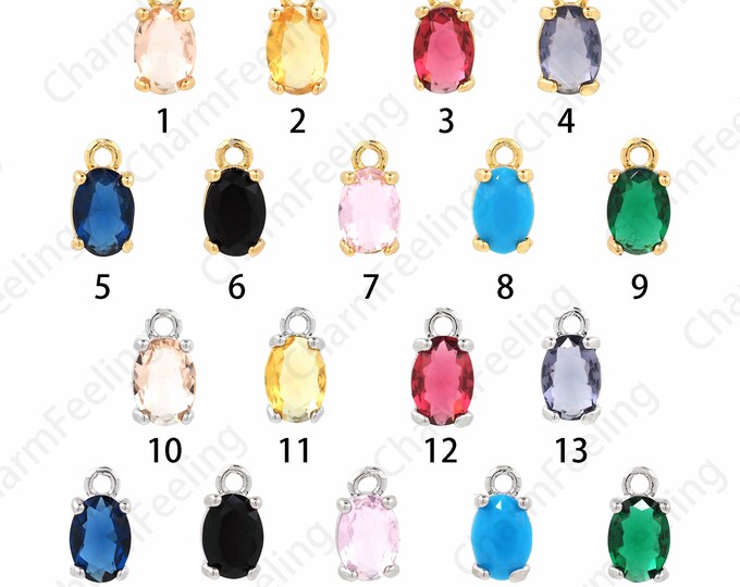 18K Gold Filled Rectangular Charm,Micropavé CZ Square Necklace,Geometric Pendant,Rectangular Pendant,DIY Jewelry Supplies,9x4.8x3.5mm
