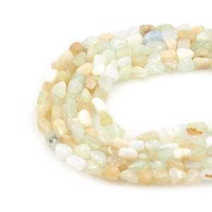 White Opal Beads, Natural Stone Necklaces, Opal Chains, Natural Stone Beads, Jewelry Supplier, DIY Bracelet Necklace Accessories, 6x8mm